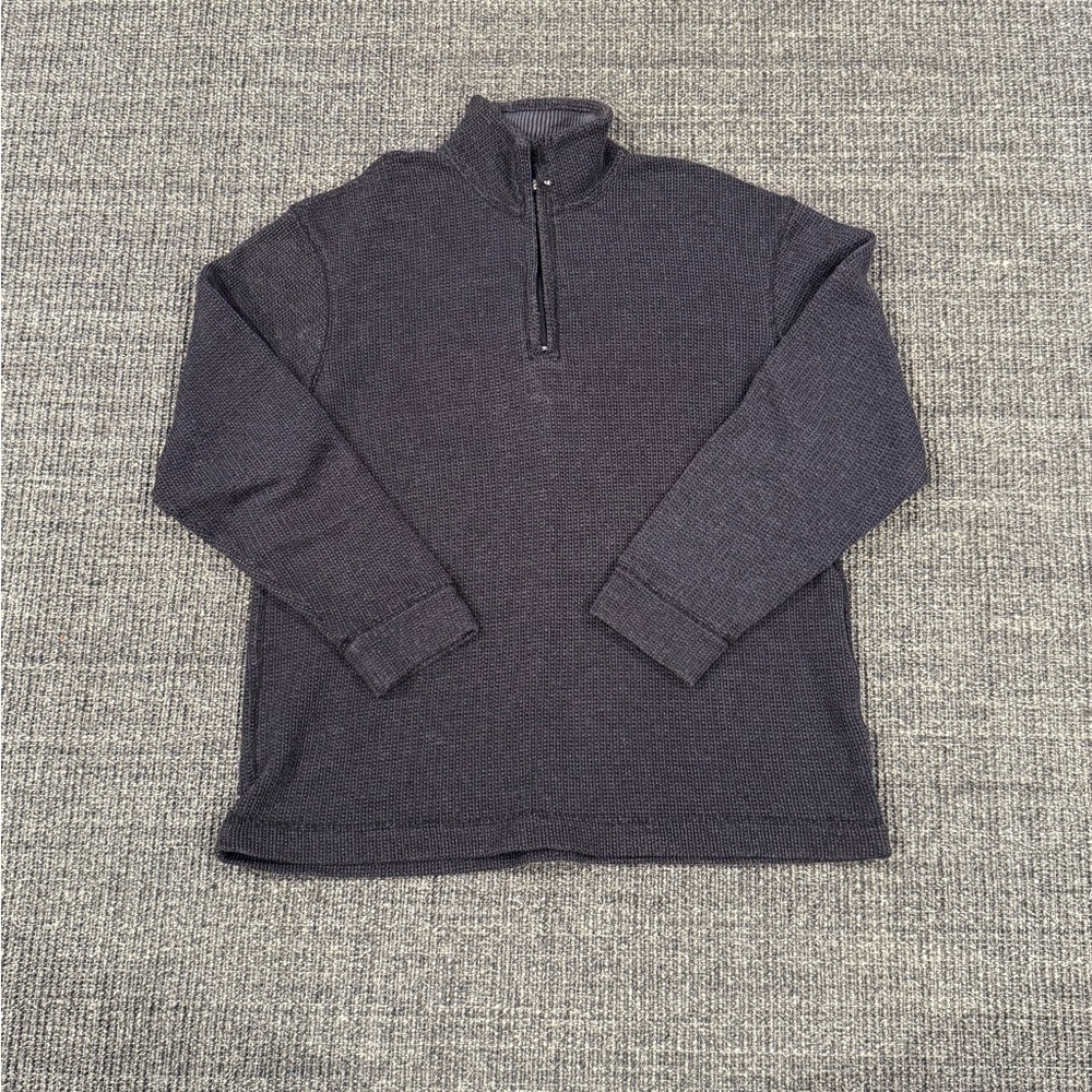Men's Vintage Knit Zip-Up Sweater